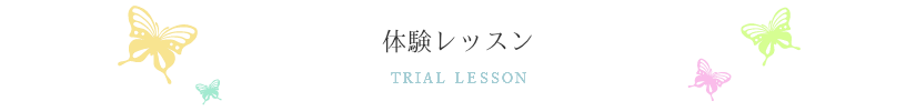 体験レッスン